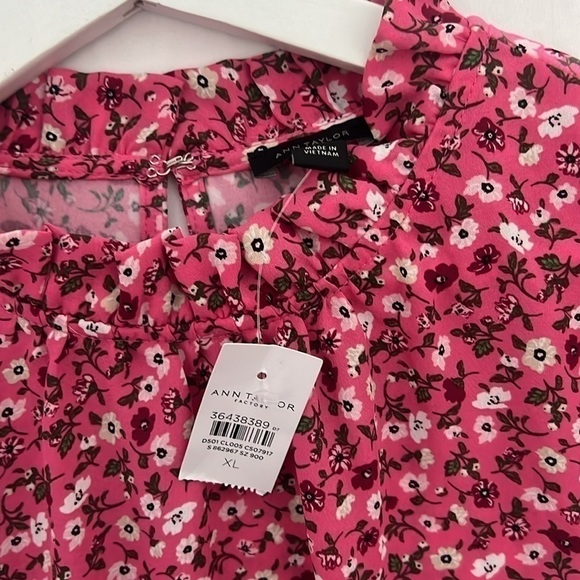 🆕NWT Ann Taylor factory size XL sleeves floral blouse # 288 - Picture 5 of 8